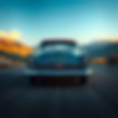 Duke Chevy: The Spirit of Adventure A vibrant Duke Chevy on a scenic road, symbolizing freedom