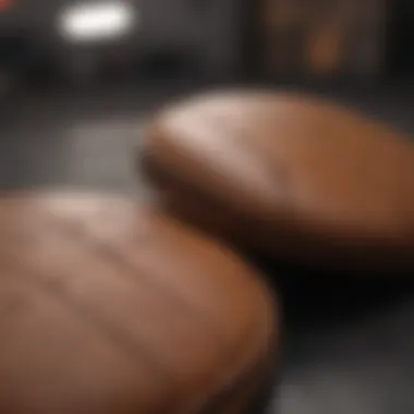 Various types of leather protectors arranged on a sleek surface