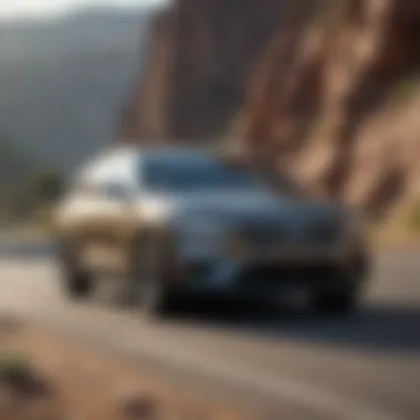 Ford Lincoln Nautilus navigating a scenic road highlighting its performance capabilities.