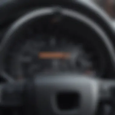 Close-up of Ford electric truck dashboard displaying cost calculator