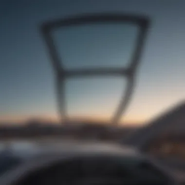 A side-by-side comparison of traditional sunroof and hybrid panoramic sunroof, illustrating differences in design and functionality.