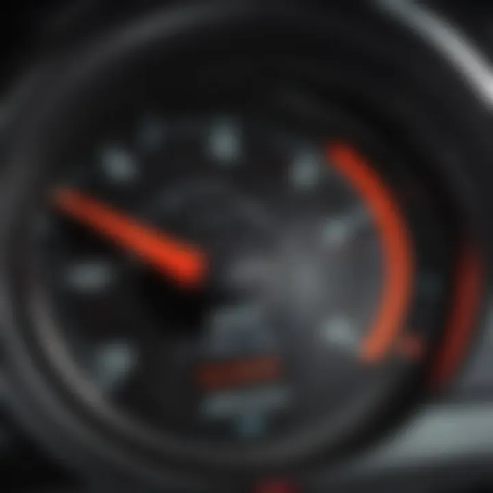 Dashboard of a 2008 Honda Accord displaying maintenance indicators