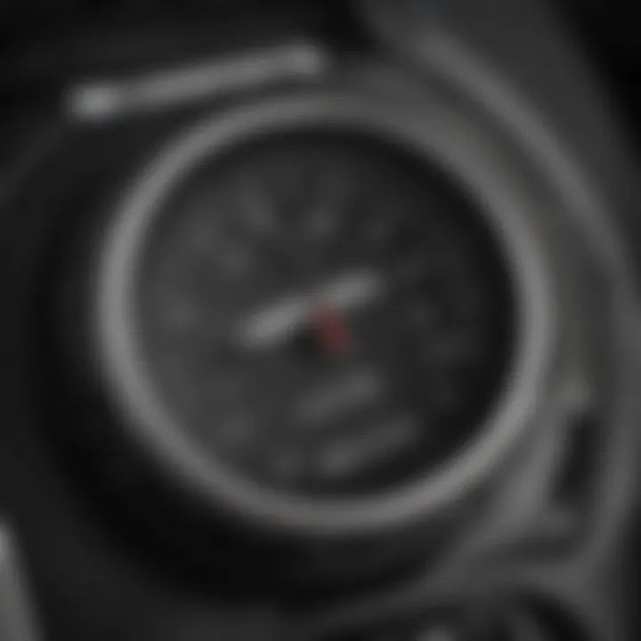 Close-up view of high mileage 2008 Honda Accord engine showing oil cap