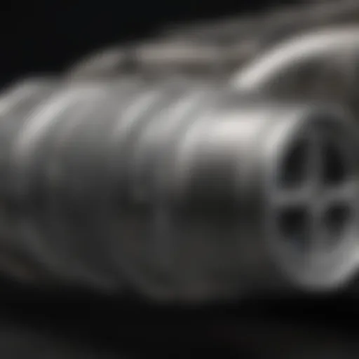 Detailed view of a Suburban catalytic converter showcasing its intricate design