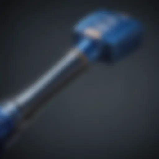 Detailed view of the Blue Point Hammer showcasing its unique design elements