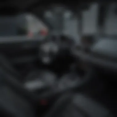 Interior view of the Miata RF highlighting its modern dashboard and driver-focused layout.