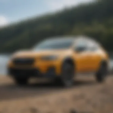 Design Elements of the 2021 Subaru Crosstrek Detailed close-up of the unique design elements and color options available for the 2021 Subaru Crosstrek.